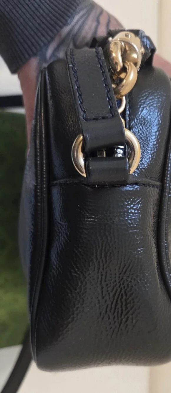 Gucci Soho Disco Patent Leather Crossbody Bag